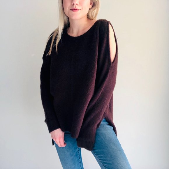 Anthropologie Sweaters - Anthro. Moth Ganta Cold Shoulder Chunky Sweater S